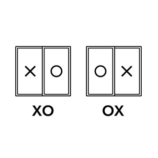 A diagram of XO and OX window unit configuration.