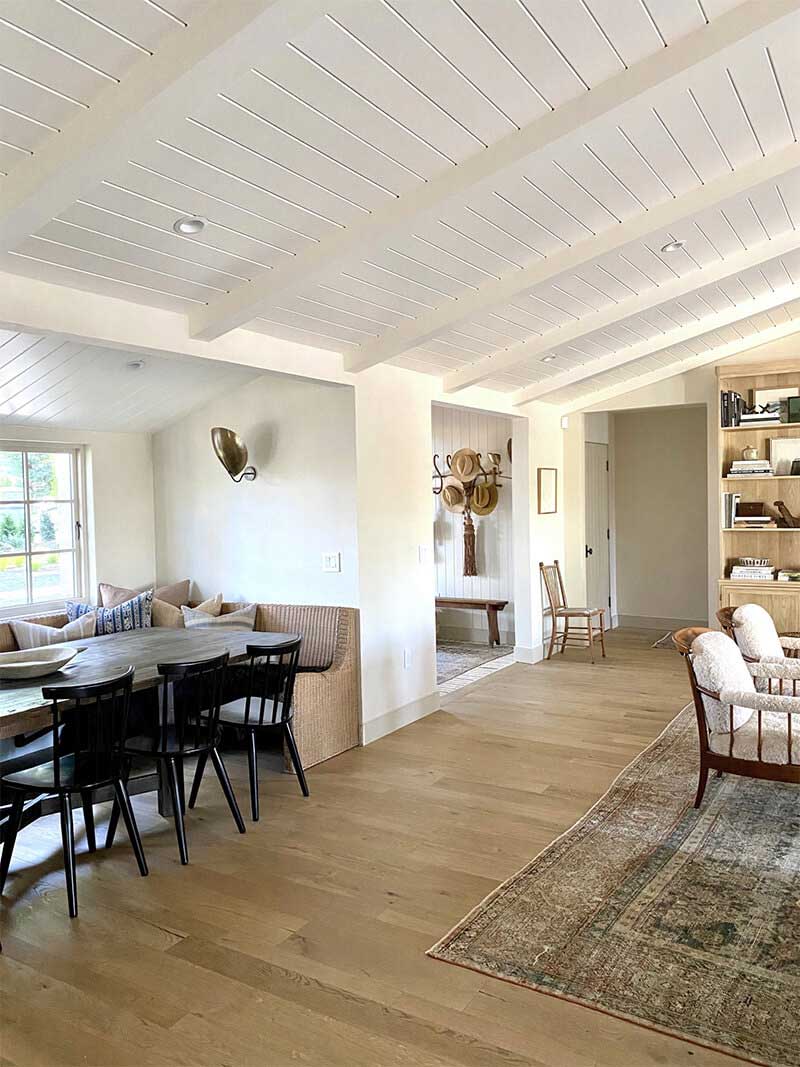 Large living room at Amber Lewis's Belgian Farmhouse