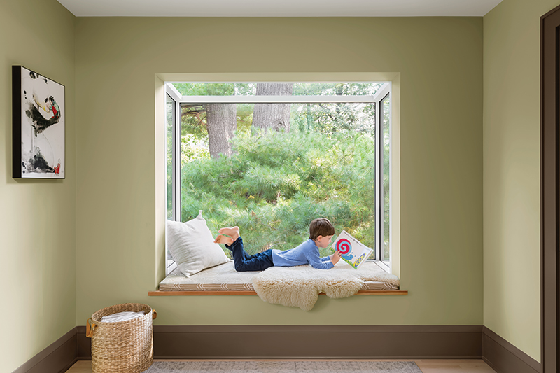 A photo of Marvin Skycove on the interior of Michael Anschel’s southwest Minneapolis home.