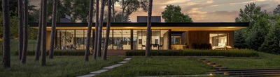 Exterior of home with Marvin Windows and Doors