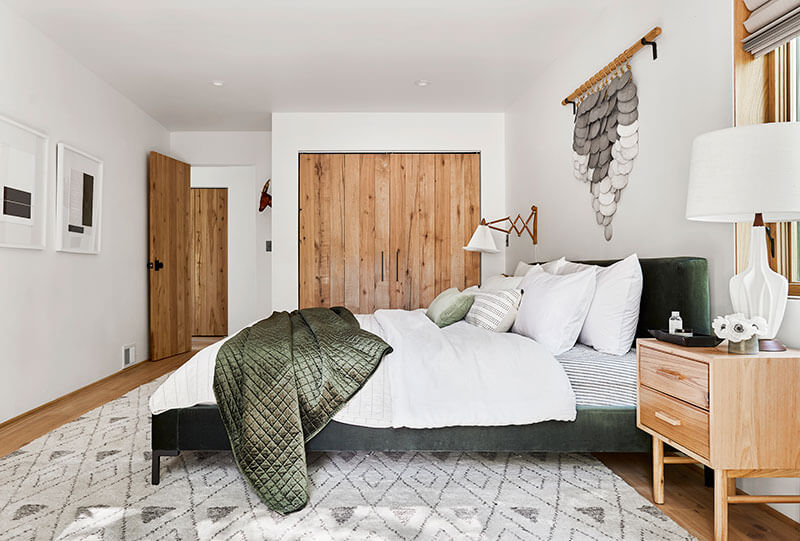 Emily Henderson's guest room at her Mountain Home