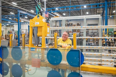A person working in manufacturing at Marvin