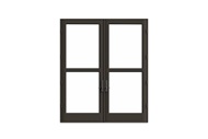 Exterior product shot of Marvin Signature Coastline Outswing French Door with Bronze Finish