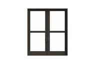 Interior product shot of Marvin Signature Coastline Outswing French Door with Bronze Finish