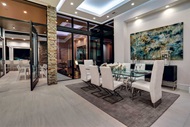 Interior of home with Marvin Coastline Pivot Door and Direct Glaze Window