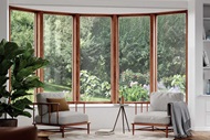 Marvin Elevate Casement and Bow windows in Dining Room