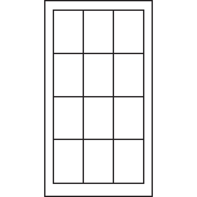 Rectangular 3w4h