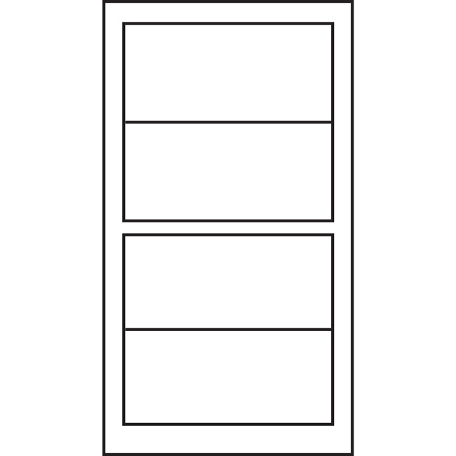 Rectangular 1w2h