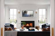 Interior of home with Marvin Elevate Inswing French Door