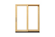 Marvin Elevate Sliding French Door Interior View In Pine