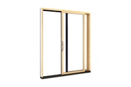 Marvin Elevate Sliding Patio Door Interior View In Pine