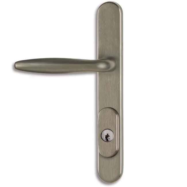Satin Nickel Northfield Exterior Keyed