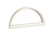 Marvin Essential Round Top Window Interior View In Stone White