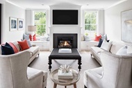 Livingroom with Marvin Essential Single Hung window