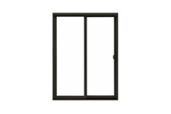 Marvin Essential Sliding Patio Door Exterior View In Bronze