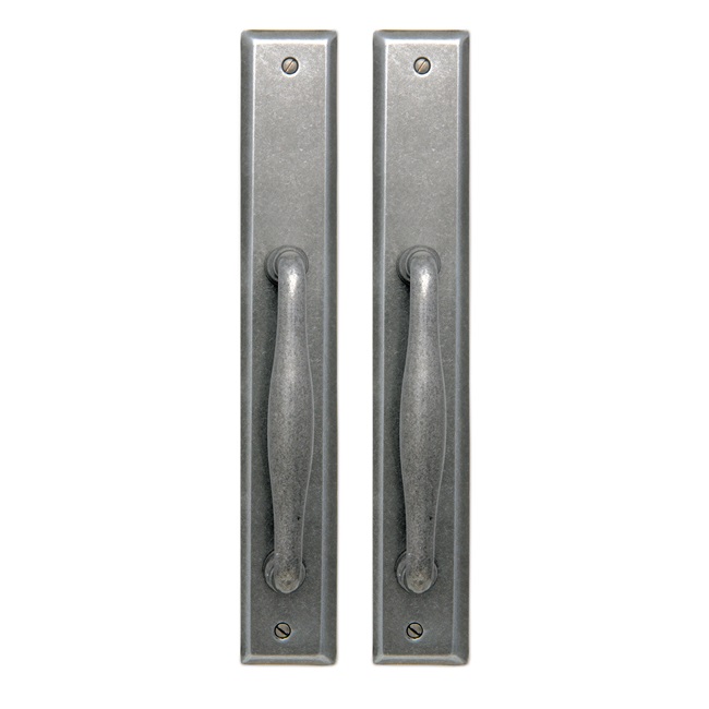 Rectangular Arrondie Pewter
