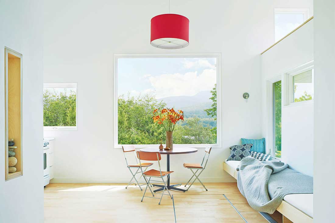 Interior View Of Contemporary Home With Ultimate Picture Windows