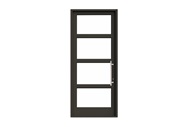 Interior product shot of the Marvin Signature Coastline Outswing French Entry Door with Bronze Finish