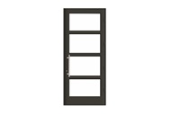 Exterior product shot of the Marvin Signature Coastline Outswing French Entry Door with Bronze Finish