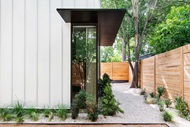 Exterior of home with Marvin Signature Modern casement and direct glaze windows
