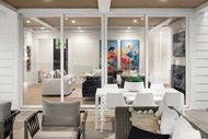 Patio with table and chairs
