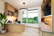 Office with Marvin Signature Ultimate Casement and Picture windows