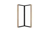 Signature Ultimate Corner Window Interior View In Designer Black