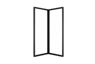 Marvin Signature Ultimate Corner Narrow Frame Window Interior View In Designer Black 