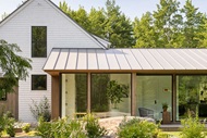 Exterior of home with Marvin Signature Picture windows