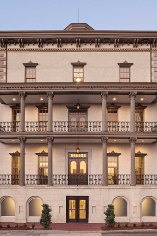 Exterior of building with Marvin Signature Ultimate Double Hung Magnum windows