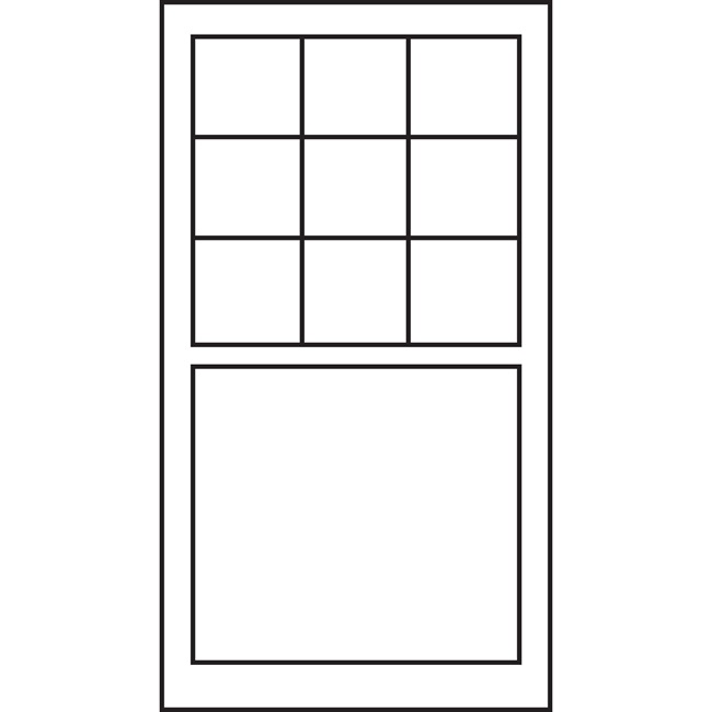 Top Sash Rectangular