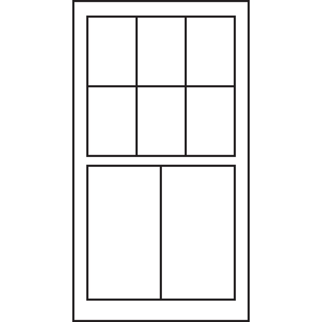 Top Sash Rectangular Bottom Sash Rectangular