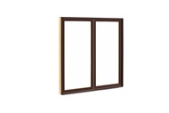 Marvin Signature Ultimate French Casement Bahama Brown Closed