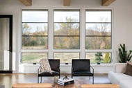 Marvin Signature Ultimate Picture window and awning window in a living room