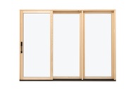 An exterior product shot of a Marvin Signature Ultimate Sliding Patio door