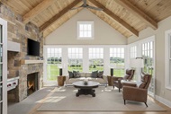 Marvin Signature Ultimate Double Hung G2 in a living room