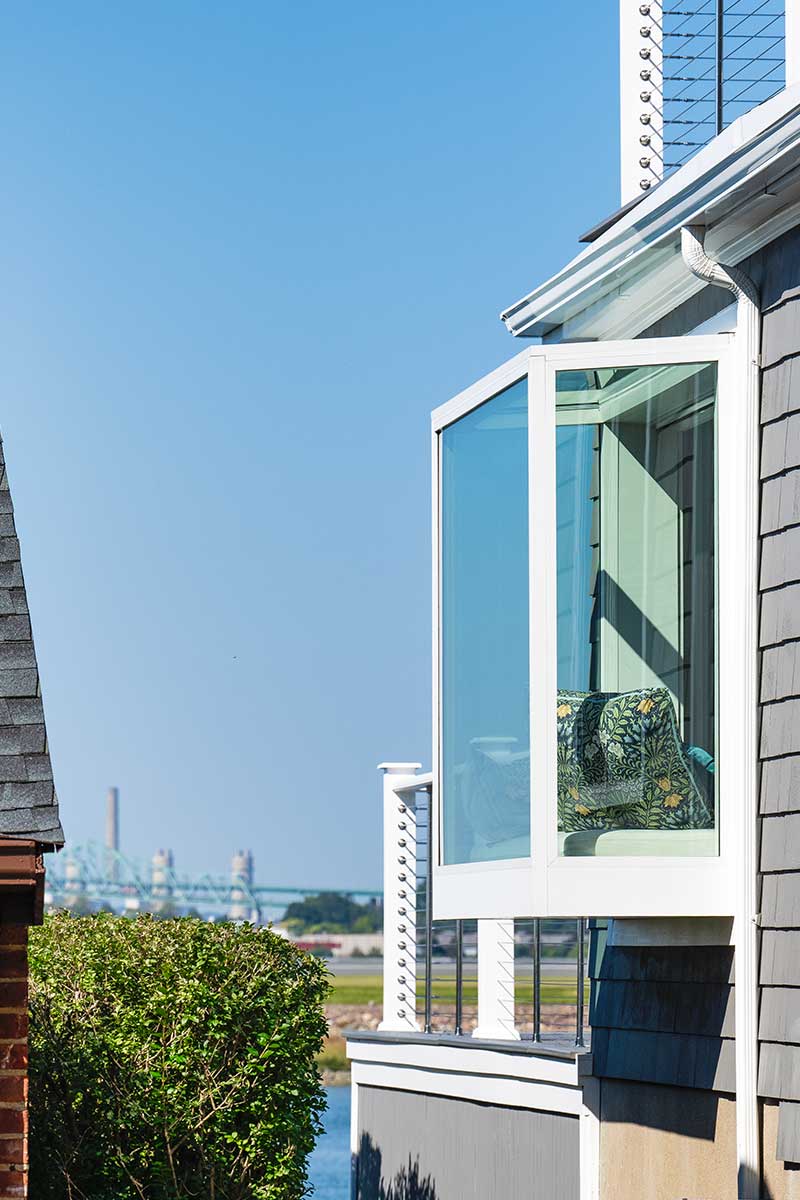 An exterior photo of a Marvin Skycove in Boston Bay home.