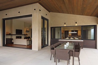 Interior of home with Marvin Ultimate Glider window and Lift and Slide Door