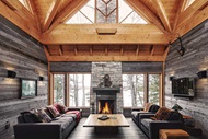 Interior of home with Marvin Signature Ultimate Picture, Casement and Polygon windows