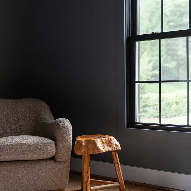 Sitting area with Marvin Windows