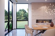 Dining Room With Signature Modern Awning Windows