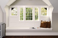 Bench In Front Of Signature Ultimate Casement Push Out Window