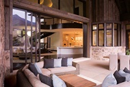 Outdoor Living Space With View Into House With Signature Ultimate Lift And Slide Door