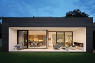 Exterior View Of Contemporary House With Signature Ultimate Multi-Slide Door