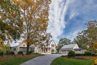 Exterior of home with Marvin windows and doors