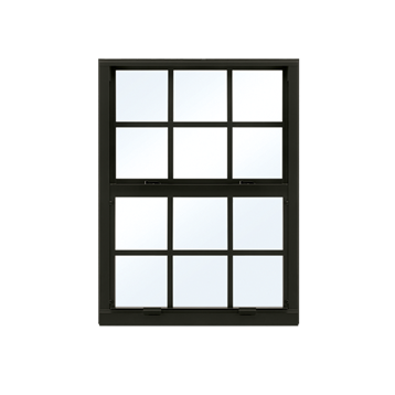 Interior product shot of Coastline Single Hung Window with Bronze finish
