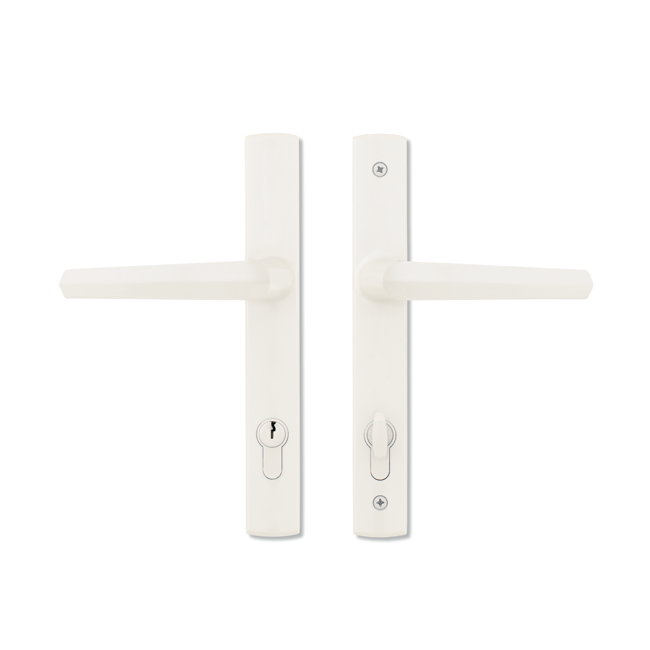 Aria - White, Bronze, and Satin Nickel - Bi-Fold Door