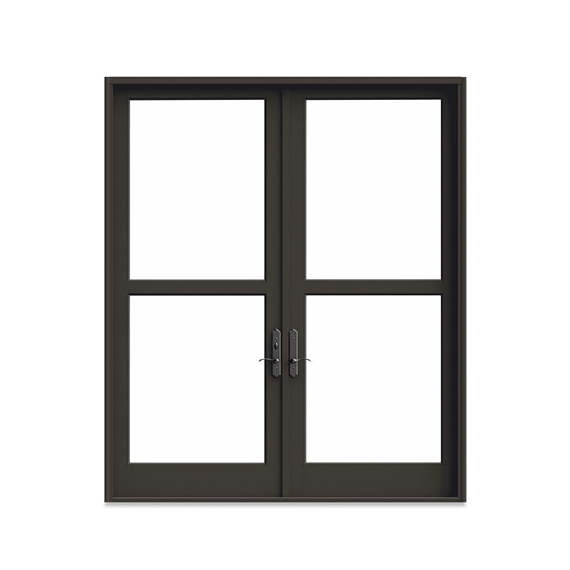 Interior product shot of Marvin Signature Coastline Outswing French Door with Bronze Finish