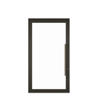 Interior product shot of Marvin Coastline Pivot Door with Bronze Finish