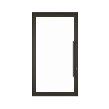 Interior product shot of Marvin Coastline Pivot Door with Bronze Finish